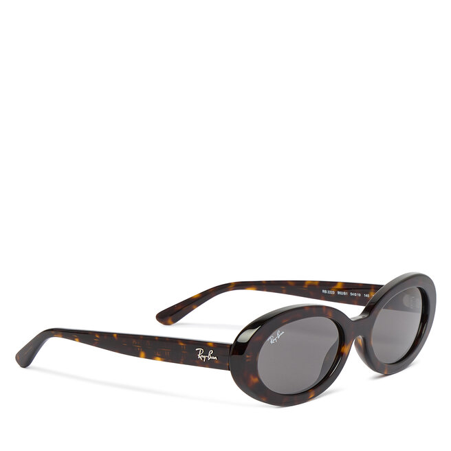 Okulary przeciwsłoneczne Ray-Ban 0RB2223 Brązowy - kobiece