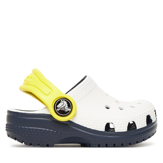 Klapki Crocs Toddler Retro Sport Classic Clog - Biały