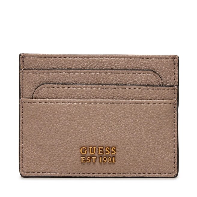 Etui na karty kredytowe Guess Cosette Slg Card Hol SWVA92 - Brązowy