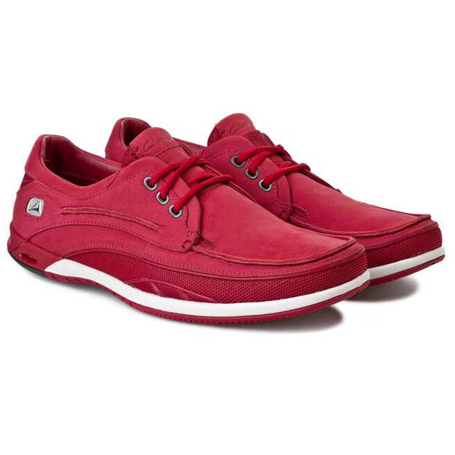 Clarks Orson Lace 203575807 Red Leather evzuttya .ua