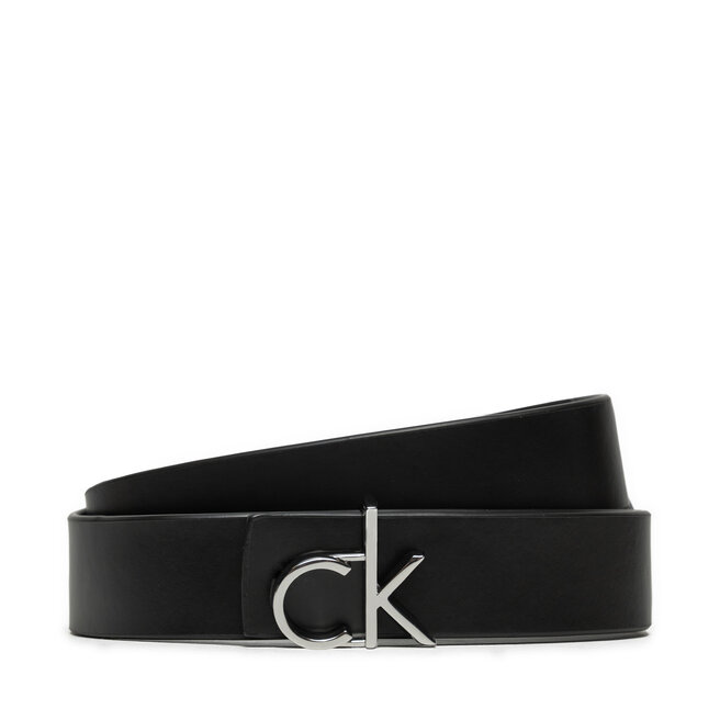 Pasek Damski Calvin Klein Ck Logo Reversible Belt 3.0 - Czarny