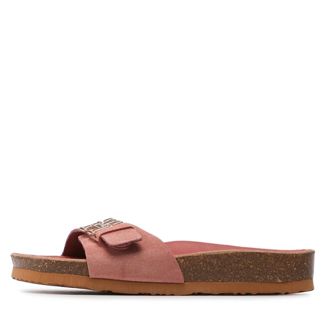 Tommy Hilfiger Șlapi Tommy Hilfiger Th Mule Sandal Slide FW0FW07071 Roasted Malt GSI