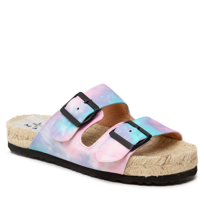 Manebi Espadrilky Manebi Nordic Sandals T 2.3 R0 Indigo Tie/Dye Cotton