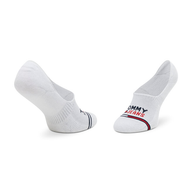 Tommy Jeans 2 pár/csomag unisex bokazokni Tommy Jeans 701218959 White 001