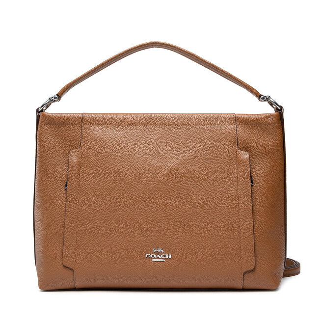 Geantă Coach Pbbl Lthr Scout Hobo 34312 Sv/Saddle imagine reduceri black friday 2021 34312
