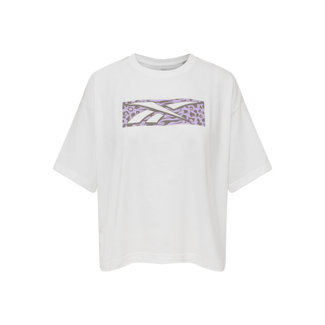T-Shirt Reebok HT6169 Λευκό