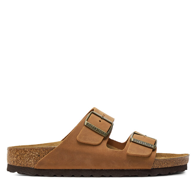 Klapki Birkenstock Arizona Leoi - Brązowy