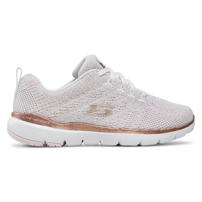 skechers flex appeal 3.0 rose gold