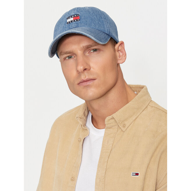 Czapka z daszkiem Tommy Jeans - Niebieski