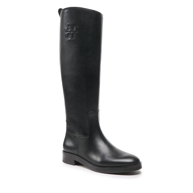 Tory Burch Cizme lungi riding Tory Burch The Riding Boot 141232 Perfect Black 006