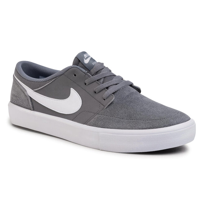 Zapatos Nike Nike Sb Portmore II Solar 880266 010 Cool Grey/White/Black •