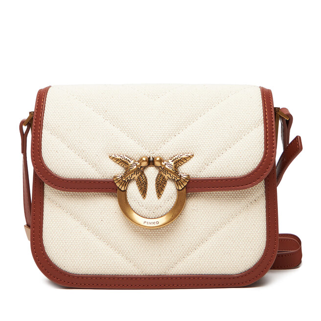 Torebka PINKO Love Box Bag Fl Mini PE 25 PLTT 104297 - Beżowy