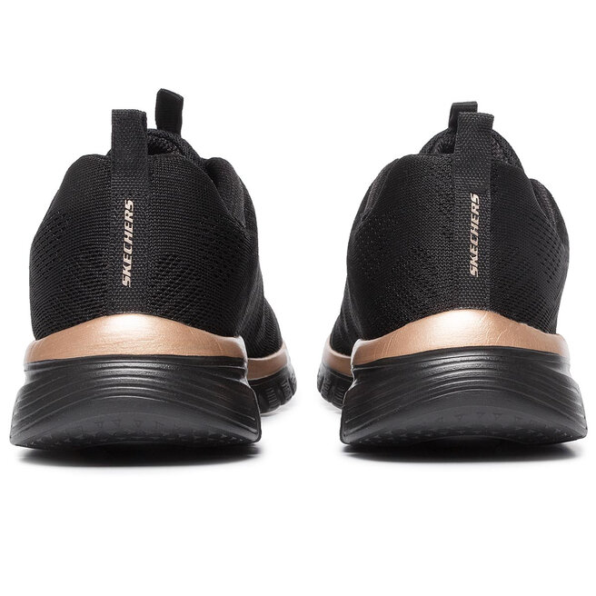 Skechers Pantofi Skechers Get Connected 12615/BKRG Black/Rose Gold