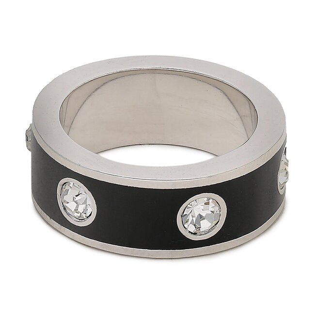 Kurt Geiger Inel Kurt Geiger Enamel Eagle Ring 8838305429 Black/Comb