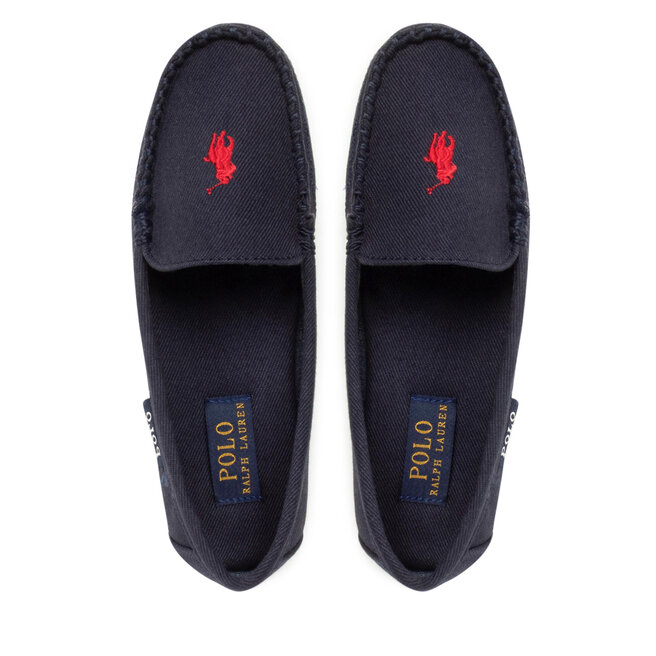 Polo Ralph Lauren Pantofole Polo Ralph Lauren Declan RF103616 Navy/Red