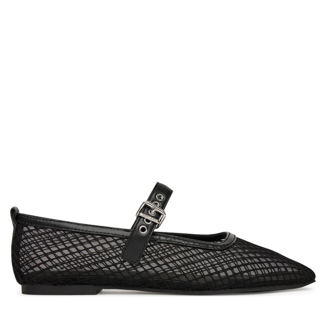 Baleriny Tommy Jeans Tjw Mesh Maryjane Ballerina - Czarny
