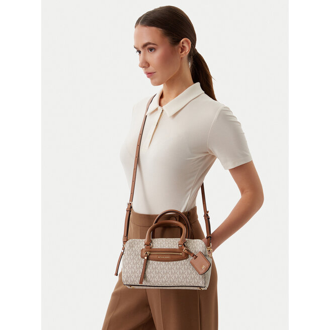 Torebka MICHAEL Michael Kors Jet Set 32S6GTVC0B Kremowy -