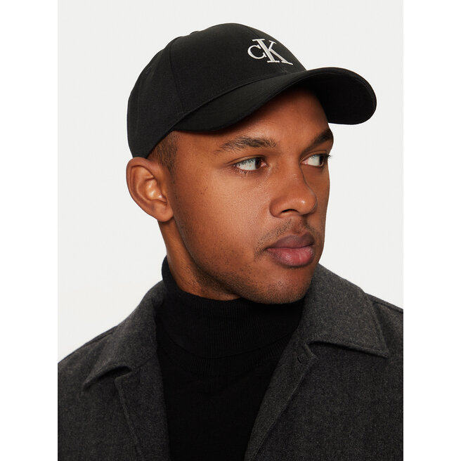 Czapka z daszkiem Calvin Klein Monogram Embro - Szary