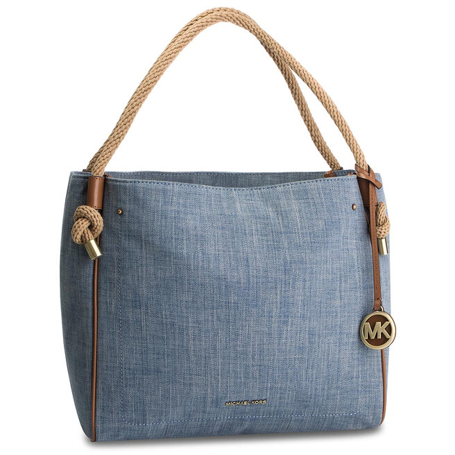 michael kors denim tote bag