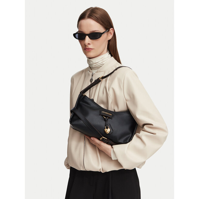 Torebka LOVE MOSCHINO Charmy JC4159PP1PL1300A Czarny -