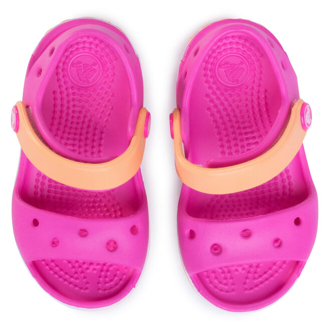 Crocs Sandale Crocs Crocband Sandal Kids 12856 Electric Pink/Cantaloupe