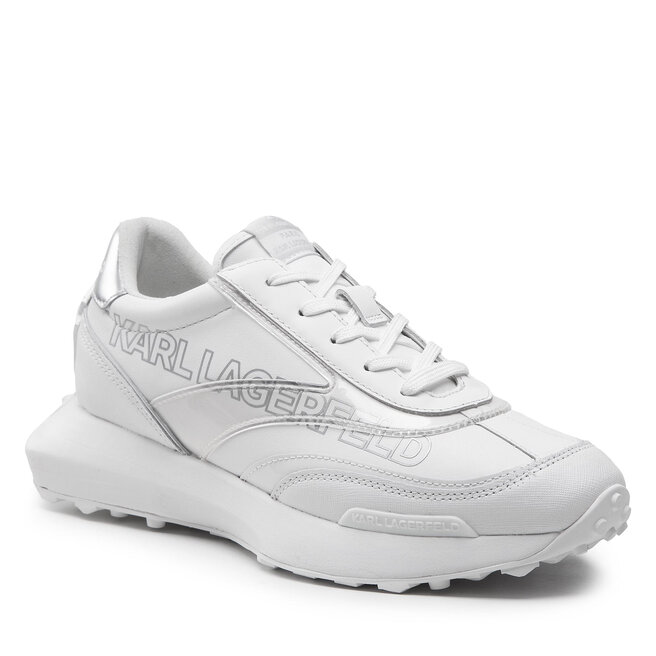 Sneakers KARL LAGERFELD KL53926 White Lthr/Mono epantofi-Bărbați-Pantofi-De imagine noua
