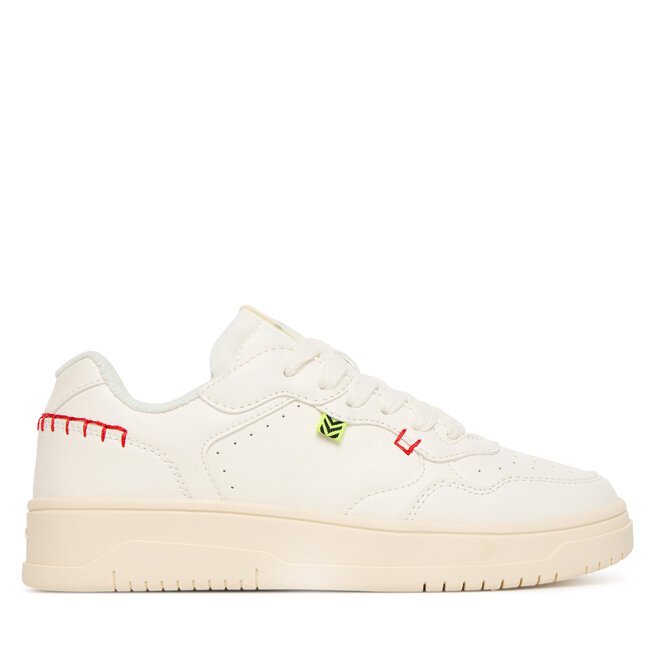 Sneakersy Geox J Lestrella J56NLC 000BC C1000 D Biały - dziewczęce