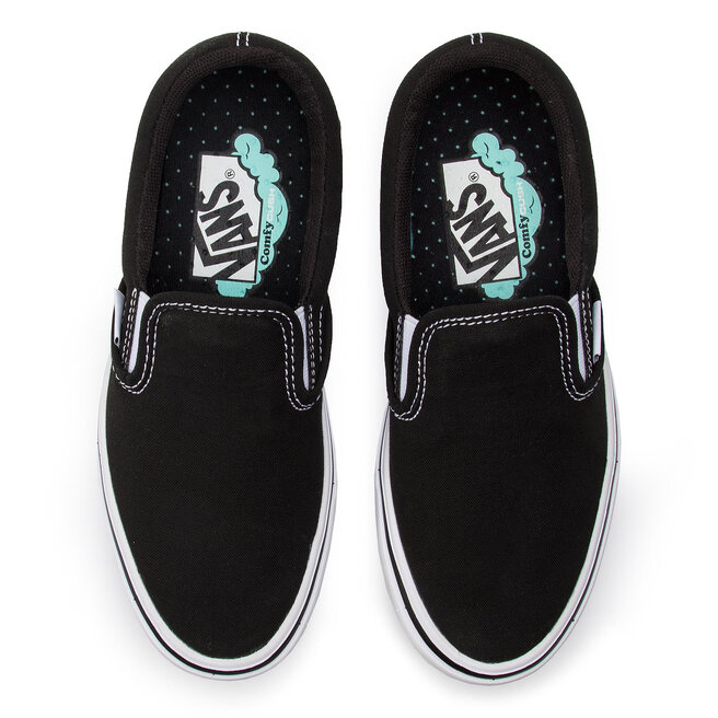 Vans Teniși Vans ComfyCush Slip-On VN0A3WMDVNE1 (Classic) Black/True Whit