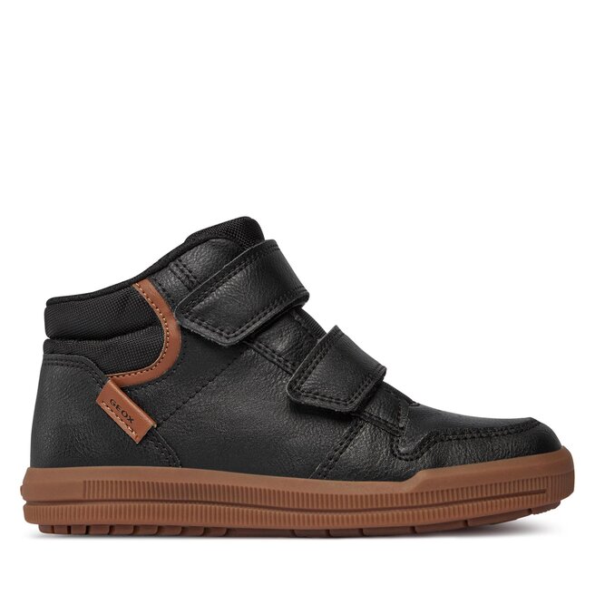 Geox Sneakers Geox J Arzach Boy J364AB 0MEFU C9209 S Black/Cognac