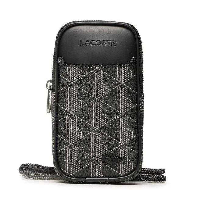 Etui pentru telefon Lacoste Phone Holder NH4135LX Monogram Noir Gris H45 din imagine super redus 2022