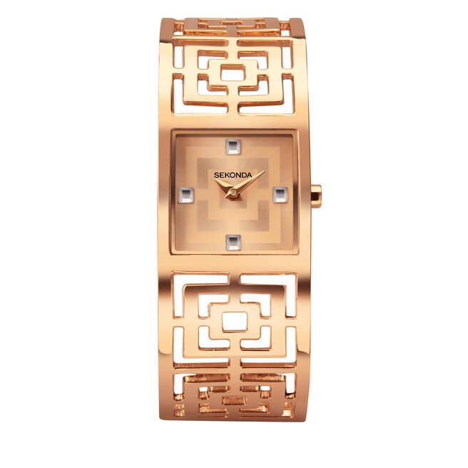 Sekonda Karóra Sekonda 40313 Rose Gold/Rose Gold