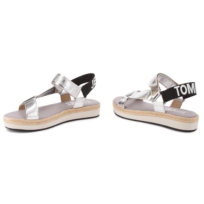 Espadrilles Tommy Jeans Fresh Modern Metallic Sandal EN0EN00218