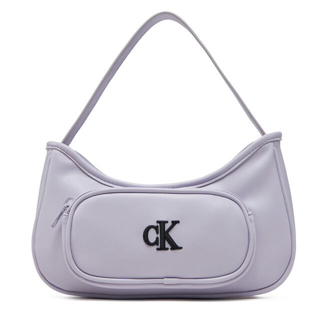 Torebka Calvin Klein Jeans Ck Shoulder Bag - Fioletowy