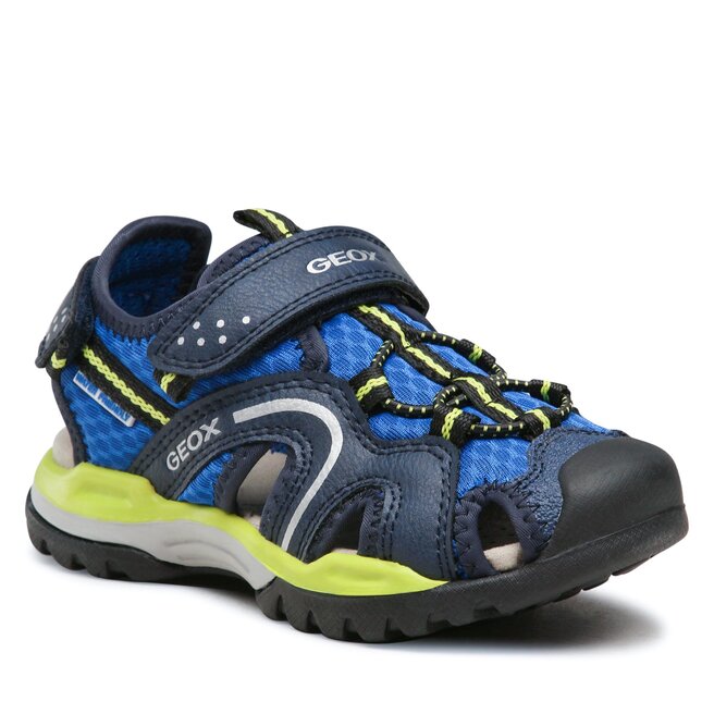 Geox Сандали Geox J Borealis Boy J250RB014MEC4344 S Royal/Lime