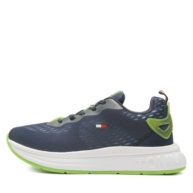 Tommy Hilfiger Sportcipő Tommy Hilfiger Low Cut Lace-Up Sneaker T3X9-32892-0702 S Blue 800