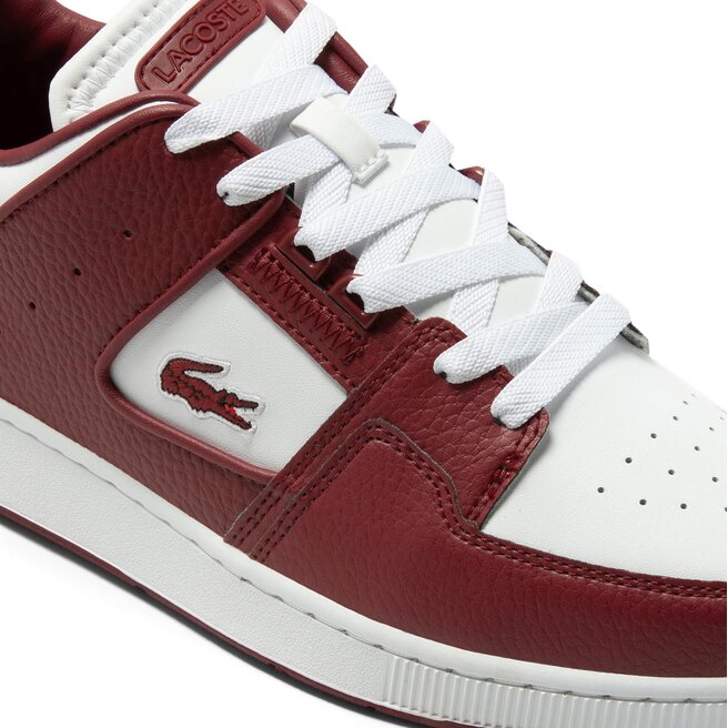 Lacoste Sneakersy Lacoste Court Cage 746SFA0041 Wht/Burg 2G1