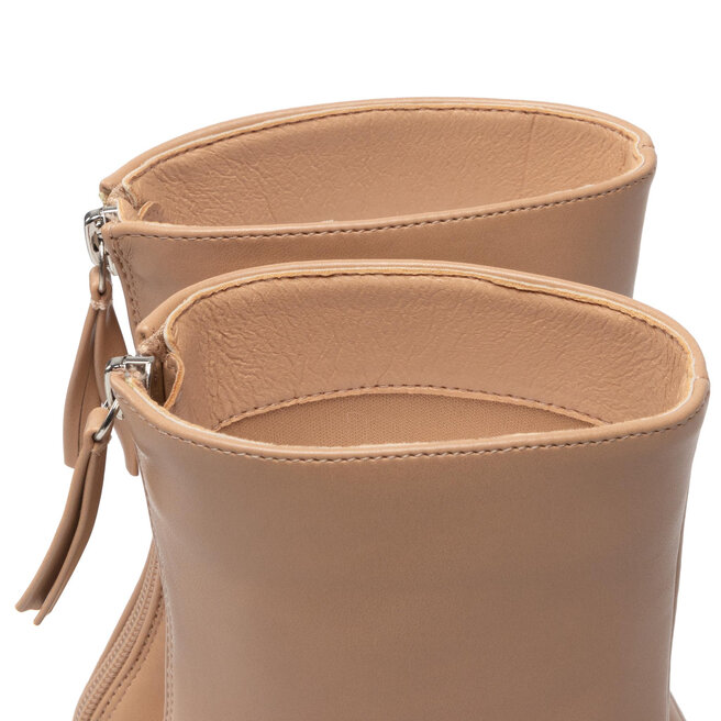 DeeZee Polokozačky DeeZee ZALY30747-1 Beige