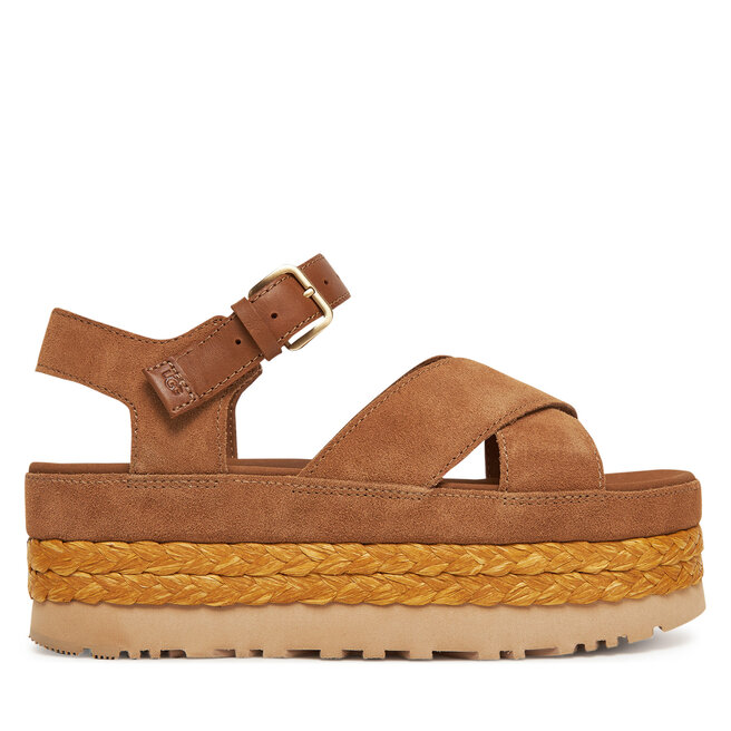 Sandały Ugg W Aubrey Ankle Strap - Brązowy