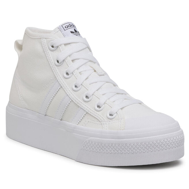 adidas Topánky adidas Nizza Platform Mid W FY2782 Ftwwht/Ftwwht/Ftwwht