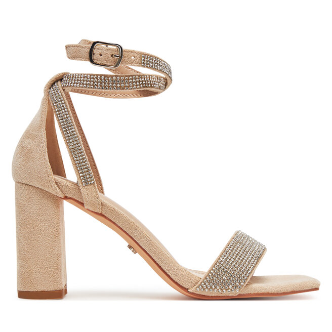 Sandały DeeZee F1765-2 Beżowy - kobiece