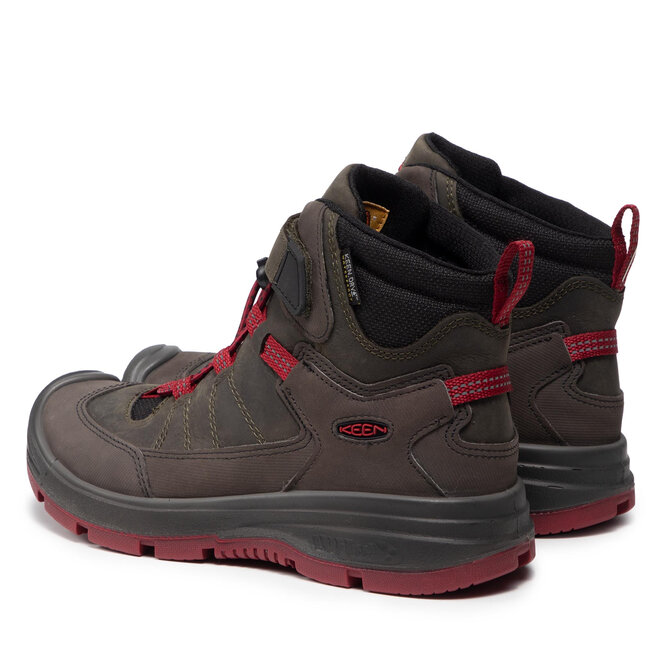 Keen Туристически Keen Redwood Mid Wp 1023885 Steel Grey/Red Dahlia