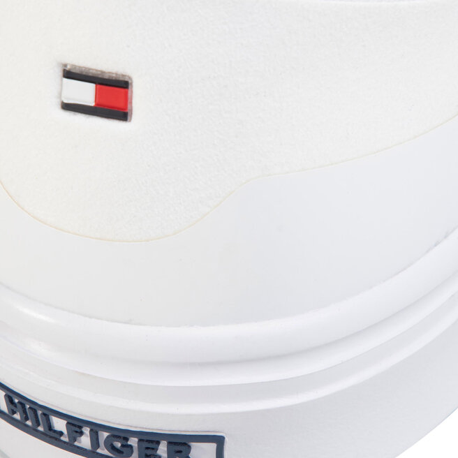 lightweight stripes knit sneaker fm0fm02689 white ybs