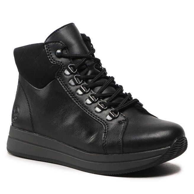 Botine Rieker N4509-00 Schwarz