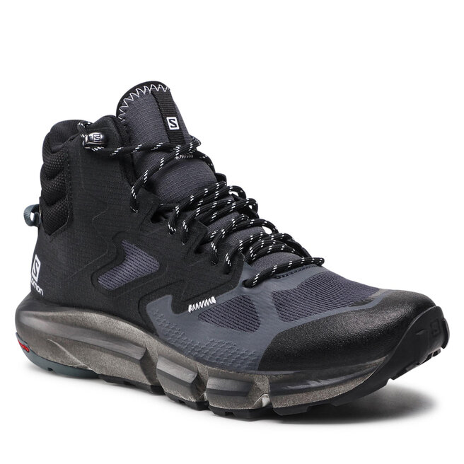 Παπούτσια πεζοπορίας Salomon Predict Hike Mid Gtx GORE-TEX 414609 27 V0 Ebony/Black/Storm Weather