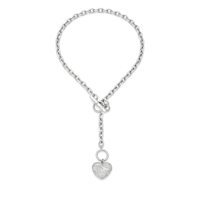 Naszyjnik Guess JUBN04 494JW Srebrny -