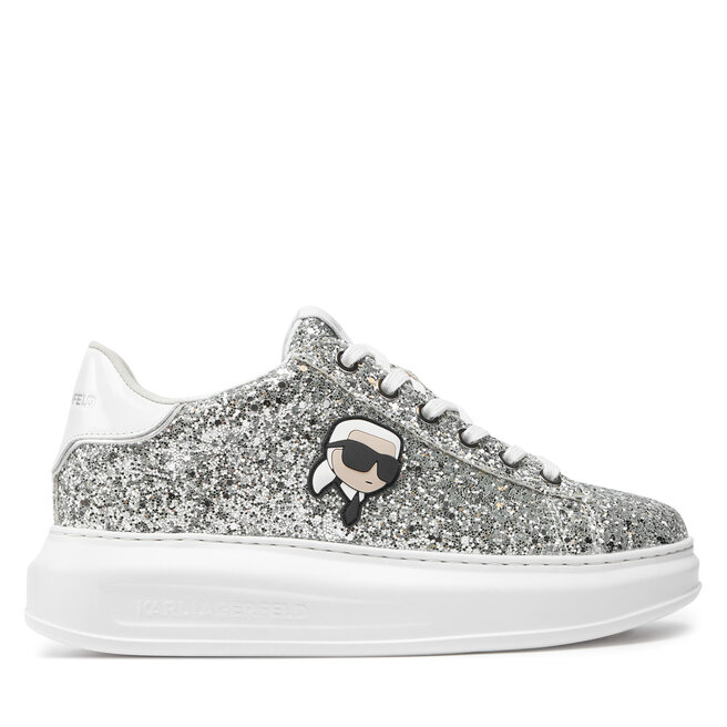 Sneakersy KARL LAGERFELD - Srebrny