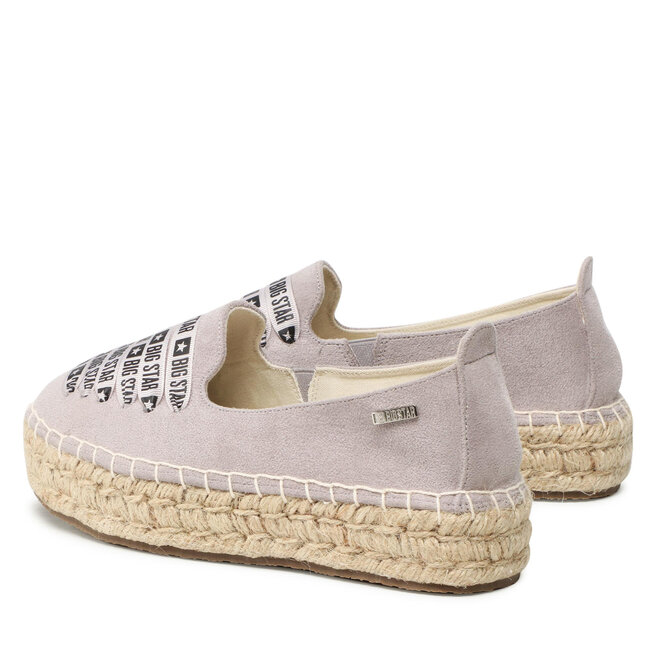 Big Star Shoes Espadrile Big Star ShoesBig Star Shoes JJ274890 Grey