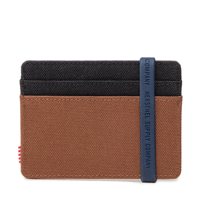 Θήκη πιστωτικών καρτών Herschel Charlie+ 10360-05668 Saddle/Black ...