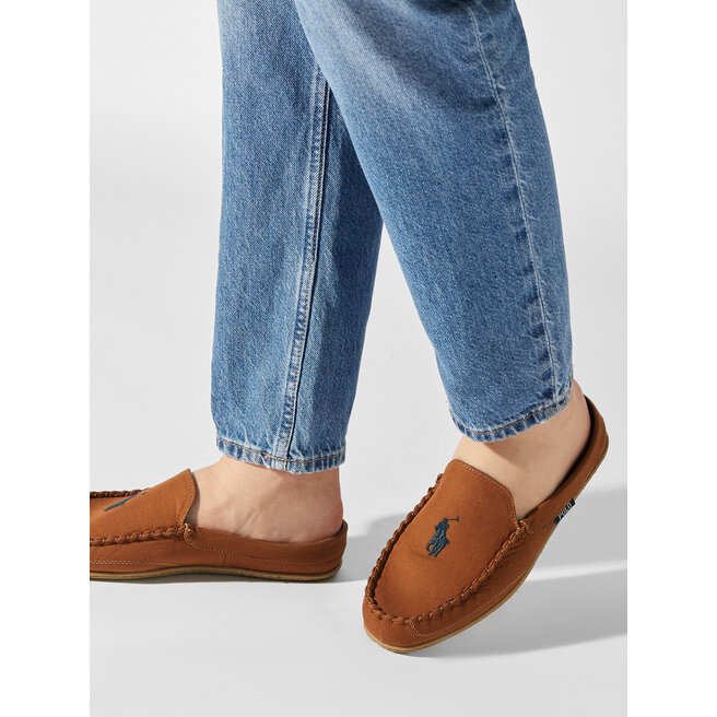 Polo Ralph Lauren Bačkory Polo Ralph Lauren Collins Mule RF104204 Snuff Washed Chino/Stripe/Navy