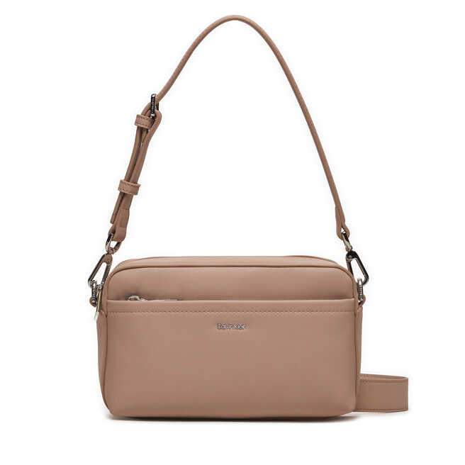 Torebka Calvin Klein Ck Must Convertible Camera Bag - Beżowy